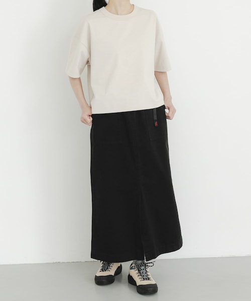 EKAL（エカル）の「GRAMICCI　LONG BAKER SKIRT（スカート・レディース・SAND PG/BLACK・S/M）」の8枚目の写真