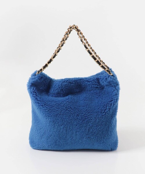 URBAN RESEARCH ROSSO（アーバンリサーチロッソ）の「VIOLA d’ORO　エコファーショルダーS（ショルダーバッグ・レディース・dgray/brown/offwhite/blue・-）」の20枚目の写真