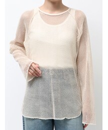 Ungrid | メッシュロングスリーブTee(Tシャツ/カットソー)