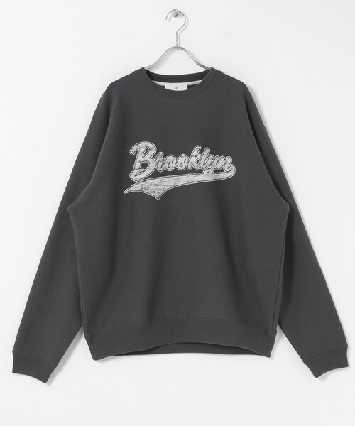 URBAN RESEARCH Sonny Label（アーバンリサーチサニーレーベル）の「裏起毛プリントスウェットプルオーバー（スウェット・メンズ・オフ/チャコール/ブラウン・M/L）」の13枚目の写真