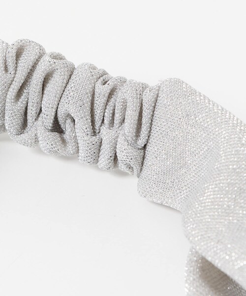 URBAN RESEARCH Sonny Label（アーバンリサーチサニーレーベル）の「ラメヘアターバン（ヘアバンド・レディース・ブラック/グレー・one）」の14枚目の写真