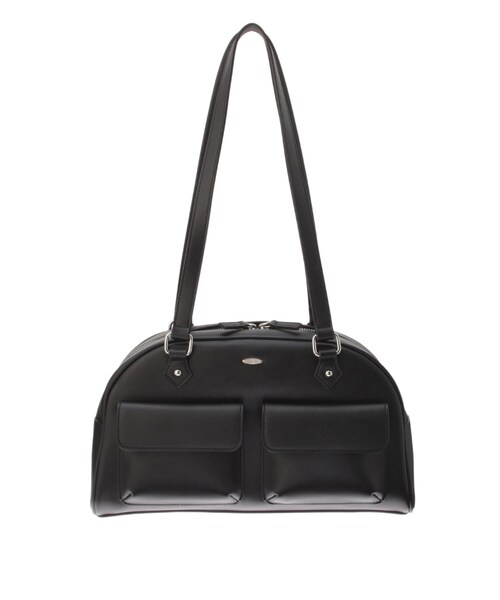 EATME（イートミー）の「ハーフムーンボストンバッグ（ボストンバッグ・レディース・アイボリー/ブラック/イエロー・F）」の8枚目の写真