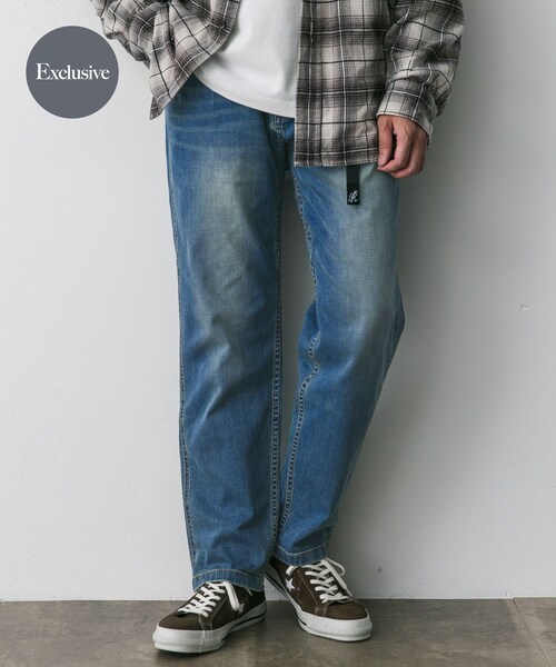 URBAN RESEARCH DOORS（アーバンリサーチドアーズ）の「『別注』Gramicci　Mountain Tuck Pants（デニムパンツ・メンズ・BLACK/MediumUsed/Dark Used/O.W.・S/M/L/XL）」の21枚目の写真