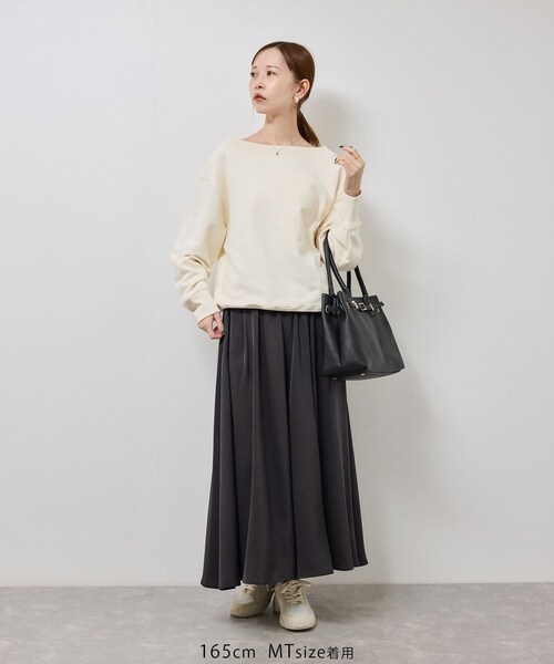 ROPE' PICNIC（ロペピクニック）の「イージースカーチョ/着丈が選べる（その他パンツ・レディース・チャコール/ダークブラウン/ベージュ・M/MT）」の19枚目の写真