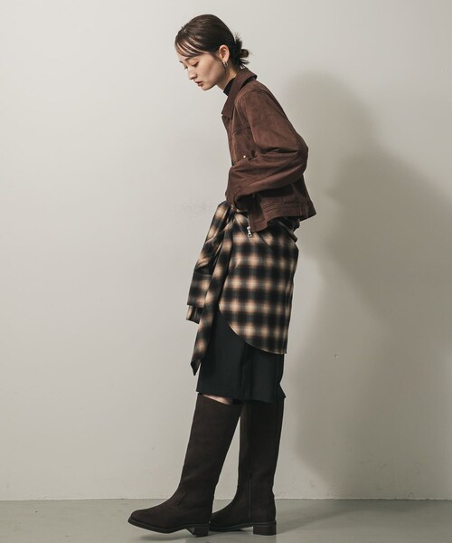 SENSE OF PLACE by URBAN RESEARCH(センスオブプレイスバイアーバンリサーチ)の「FLショートジャケット(テーラードジャケット・レディース・CAMEL/BLACK/BROWN・One)」の15枚目の写真