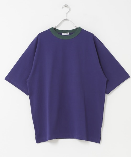 URBAN RESEARCH DOORS（アーバンリサーチドアーズ）の「FORK&SPOON　リンガーショートスリーブTシャツ（Tシャツ/カットソー・メンズ・GRYxCCL/BRNxSAX/NVYxGRN・4/5）」の17枚目の写真