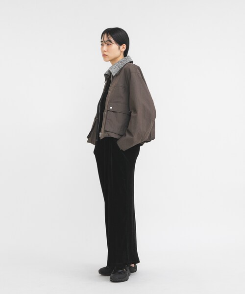 KBF（ケイビーエフ）の「2WAYカラーバルーンブルゾン（ブルゾン・レディース・SMOKYBEIGE/KHAKI/BROWN・One）」の11枚目の写真