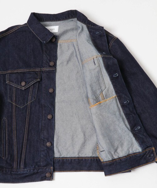 URBAN RESEARCH(アーバンリサーチ)の「CIOTA 4 POCKETS DENIM JACKET(デニムジャケット・メンズ・DARK NAVY・42/44/46)」の9枚目の写真