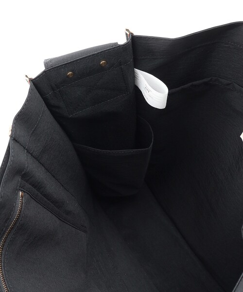 ADAM ET ROPE'（アダムエロペ）の「【texnh/テクネ】MAGAZINE（トートバッグ・メンズ・ブラック・F）」の9枚目の写真