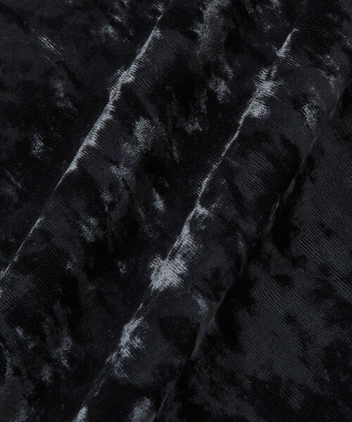 ROPE'（ロペ）の「クラッシュベロアキャミワンピース（ワンピース・レディース・ブラック/オフホワイト・F）」の14枚目の写真