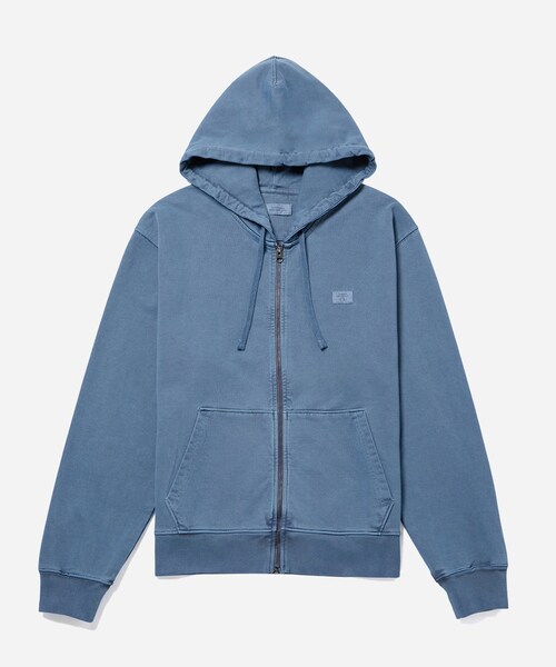 Saturdays NYC（サタデーズ ニューヨークシティ ）の「CANAL PIGMENT DYED ZIP HOODIE（パーカー・レディース・ブラック/ベージュ/ネイビー・L/M/S/XL/XS）」の15枚目の写真