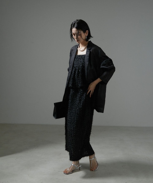 ADAM ET ROPE'（アダムエロペ）の「【J'aDoRe・店舗限定】【ERICKA NICOLAS BEGAY】ナバホパールネックレス7mm/45cm（ネックレス・レディース・シルバー・F）」の4枚目の写真