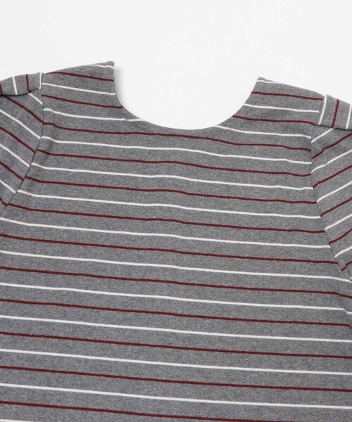 KBF（ケイビーエフ）の「2WAYタックショルダーカーディガン（カーディガン/ボレロ・レディース・GRAY/BORDEAUX/NAVY・one）」の11枚目の写真