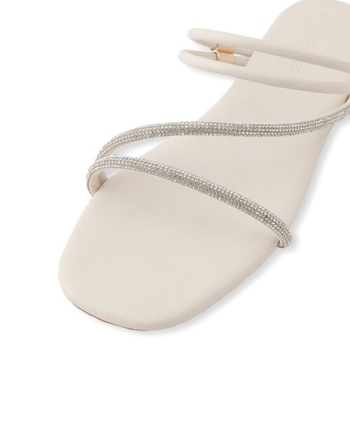 VIS（ビス）の「ラインストーンサンダル/2WAY（サンダル・レディース・ブラック/キナリ・L/M）」の20枚目の写真