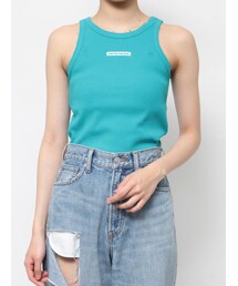 EVRIS | ダメージプリントタンクトップ(タンクトップ)