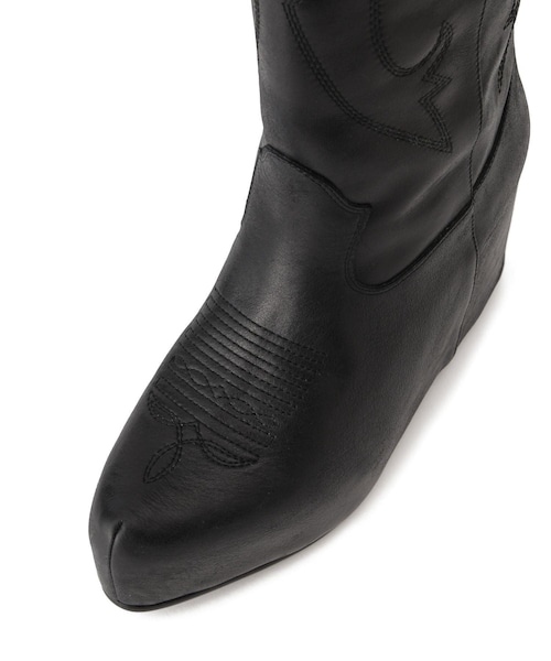 ADAM ET ROPE'(アダムエロペ)の「【J'aDoRe・店舗限定】【TANAKA(タナカ)】WESTERN LONG BOOTS(ブーツ・レディース・ブラック・23.5/24.5/25.5)」の17枚目の写真