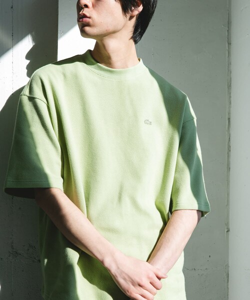 URBAN RESEARCH DOORS(アーバンリサーチドアーズ)の「『別注』LACOSTE×DOORS THICK PIQUE ROUND SHORT-SLEEVE(Tシャツ/カットソー・メンズ・HAMMAM/ABYSS BLUE/BIRCH/BLACK BIRD・3/4/5)」の19枚目の写真