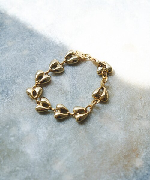 URBAN RESEARCH ROSSO（アーバンリサーチロッソ）の「in mood　HEART LINK -bracelet（ブレスレット・レディース・sv/gd・-）」の3枚目の写真