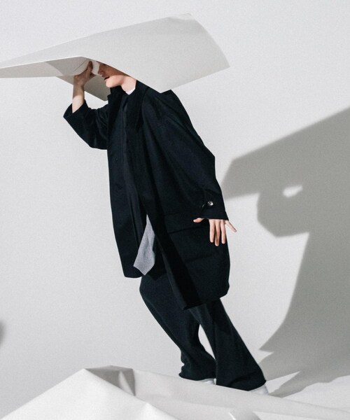 URBAN RESEARCH(アーバンリサーチ)の「dDdDdDd CASHMERE OVER COAT(ステンカラーコート・メンズ・NAVY/BLACK・L/XL/XXL)」の6枚目の写真