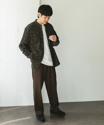 URBAN RESEARCH DOORS | 『仁村紗和さん着用』『UR TECH』完声2タックワイドトラウザー(その他パンツ)