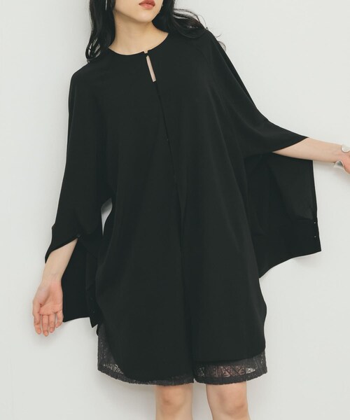 KBF（ケイビーエフ）の「2WAYスリットスリーブチュニック（チュニック・レディース・BLACK/OFF/L.GREEN・one）」の14枚目の写真