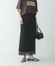 URBAN RESEARCH（アーバンリサーチ）の「シアーメッシュストレートスカート（スカート）」