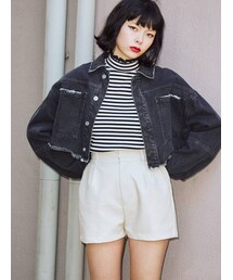 jouetie | ショートデニムGジャン【ショートワークジャケット】(デニムジャケット)
