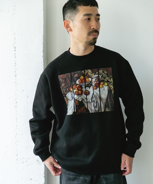 URBAN RESEARCH DOORS(アーバンリサーチドアーズ)の「セザンヌ アートプリント裏起毛スウェット(スウェット・メンズ・GRAY/BLACK・M/L)」の19枚目の写真