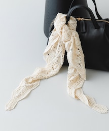 RODE SKO | レースニットバブーシュカ(バンダナ/スカーフ)