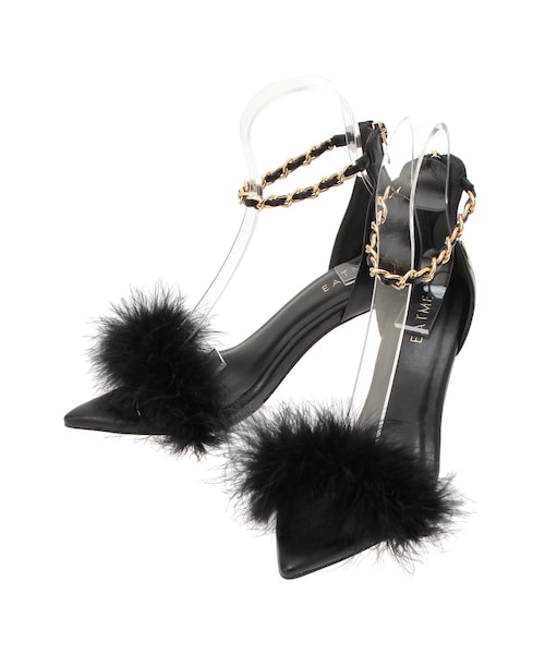 EATME（イートミー）の「フェザーチェーンサンダル（サンダル・レディース・ブラック/イエロー/ブルー・S/M/L）」の2枚目の写真