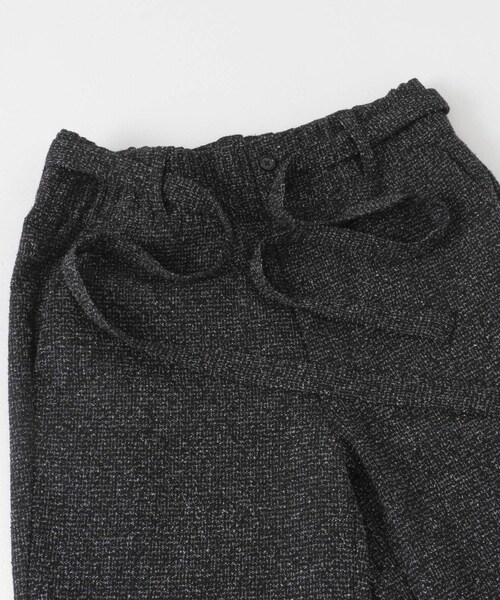 SENSE OF PLACE by URBAN RESEARCH（センスオブプレイスバイアーバンリサーチ）の「『わたべ×SOP』『セットアップ対応』ツイードワイドフレアパンツ（その他パンツ・メンズ・BLK×WHT/BLACK・M/L）」の21枚目の写真