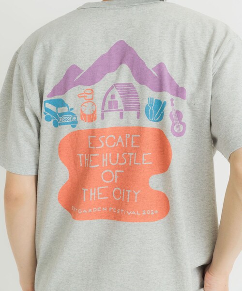 EKAL(エカル)の「『別注』TACOMA FUJI RECORDS×EKAL TGFイラストTシャツ 1(Tシャツ/カットソー・メンズ・グレー/ホワイト・M/L/XL)」の22枚目の写真