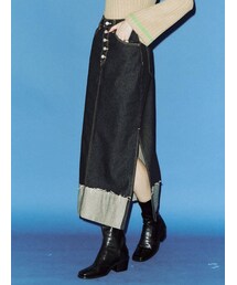 jouetie | サイドスリットストレートスカート(デニムスカート)