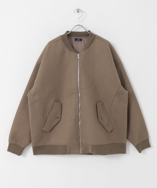 ITEMS URBANRESEARCH（アイテムズ アーバンリサーチ）の「ウールライクメルトン MA-1（MA-1・メンズ・KHK/BLK/MOC・M/L）」の21枚目の写真