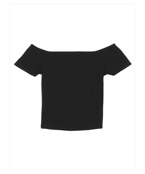 GYDA（ジェイダ）の「テレコオフショルトップス（その他トップス・レディース・オフホワイト/ピンク/ブラック・F）」の10枚目の写真