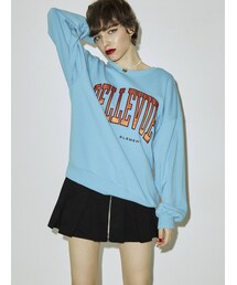 jouetie | サテンロゴBIGプルオーバー(スウェット)