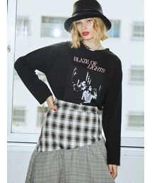 jouetie | バックZIPグランジロンT(Tシャツ/カットソー)