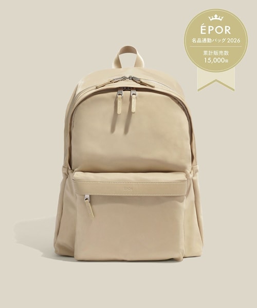 ROPE'(ロペ)の「【E'POR】【A4/PC対応・撥水・軽量】Pac Sac(パックサック)/累計15,000点販売・一部WEB限定(バックパック/リュック・レディース・ブラック/グレー/ダークブラウン/ベージュ/ベージュ系・F)」の8枚目の写真