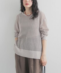 URBAN RESEARCH DOORS | メッシュニットプルオーバー(ニット/セーター)