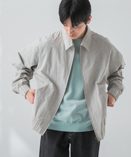 URBAN RESEARCH(アーバンリサーチ)の「『セットアップ対応』MADARA MIST COTTON BLOUSON(ブルゾン・メンズ・GRAY/CHARCOAL・M/L)」の2枚目の写真