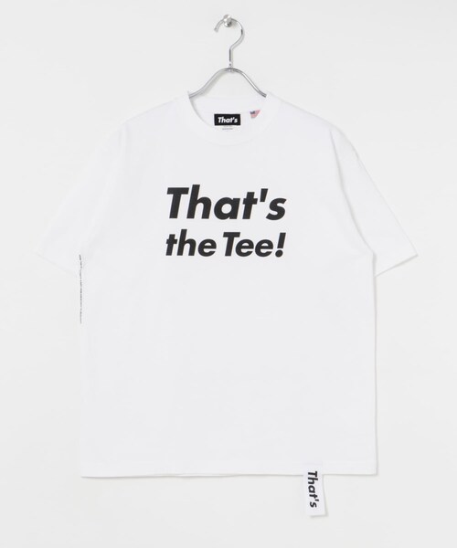 THE GOODLAND MARKET（ザグッドランドマーケット）の「『一部別注カラー』That’s　The Tee Thats（Tシャツ/カットソー・メンズ・white/black/別注beige・M/L/XL）」の12枚目の写真