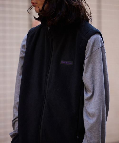 ADAM ET ROPE'(アダムエロペ)の「《別注》【Needles/ニードルズ】S.B. Vest(ベスト・メンズ・ブラック・L/M/S/XL)」の19枚目の写真