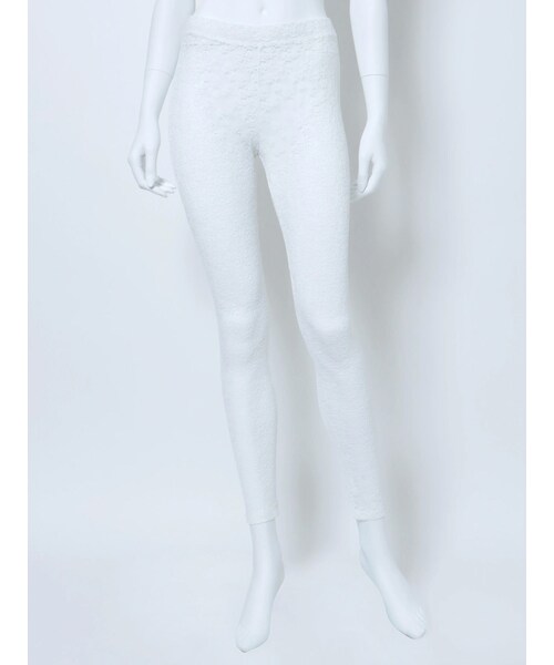 jouetie（ジュエティ）の「カラーレースレギンス（ソックス/靴下・レディース・オフホワイト/ブラック/ピンク/ブルー・M）」の3枚目の写真