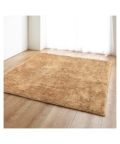 nissen（ニッセン）の「厚みが選べる！極細マイクロシャギーラグ（ラグ/マット・メンズ・アイボリー/ベージュ/ライムグリーン/ライトピンク・約130×185cm(10mm)/約185×185cm(10mm)/約185×240cm(10mm)/約130×185cm(20mm)/約185×185cm(20mm)/約185×240cm(20mm)）」の11枚目の写真