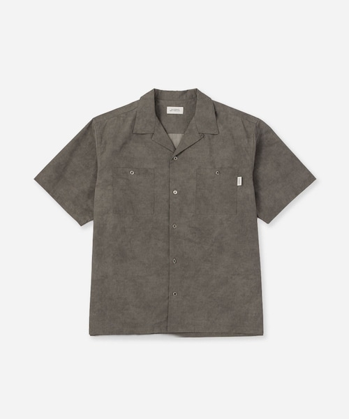 Saturdays NYC(サタデーズ ニューヨークシティ )の「Canty Open Collar SS Shirt(シャツ/ブラウス・レディース・チャコール/ライトグレー/ベージュ/ブルー・L/M/S/XL)」の9枚目の写真
