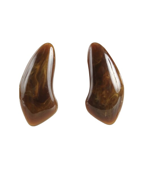 Ungrid（アングリッド）の「クリアカラーモチーフイヤリング（リング・レディース・アイボリー/ブラウン/ベージュ・F）」の9枚目の写真