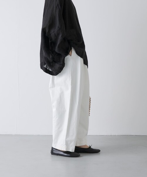 かぐれ（カグレ）の「コットンテーパードイージーパンツ（その他パンツ・レディース・OFF/PINK/BLUE・Free）」の13枚目の写真