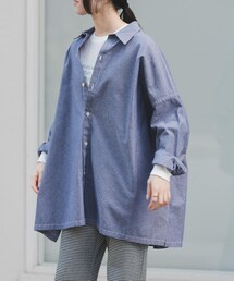 FORK&SPOON | FORK&SPOON　ビッグシャンブレーシャツ(シャツ/ブラウス)