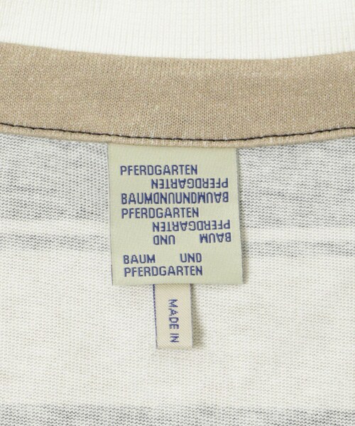 URBAN RESEARCH(アーバンリサーチ)の「BAUM UND PFERDGARTEN ORGANIC SPORTS J L/S POLO(ポロシャツ・レディース・B BLUE/SAVANNAH・S)」の11枚目の写真