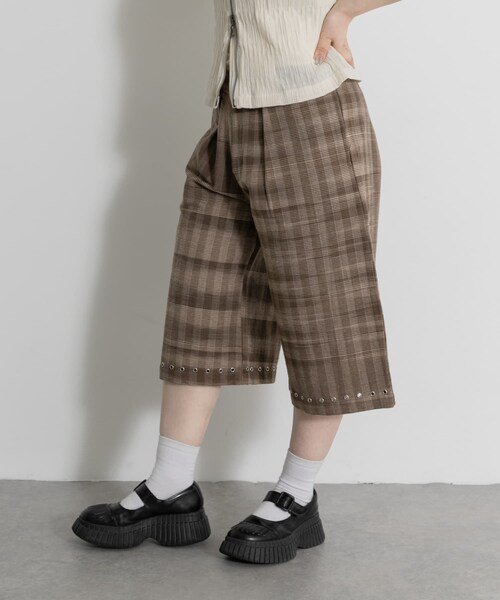 THE GOODLAND MARKET（ザグッドランドマーケット）の「PALIT　Bermuda Short Terrain（その他パンツ・レディース・BROWN・M/L）」の3枚目の写真